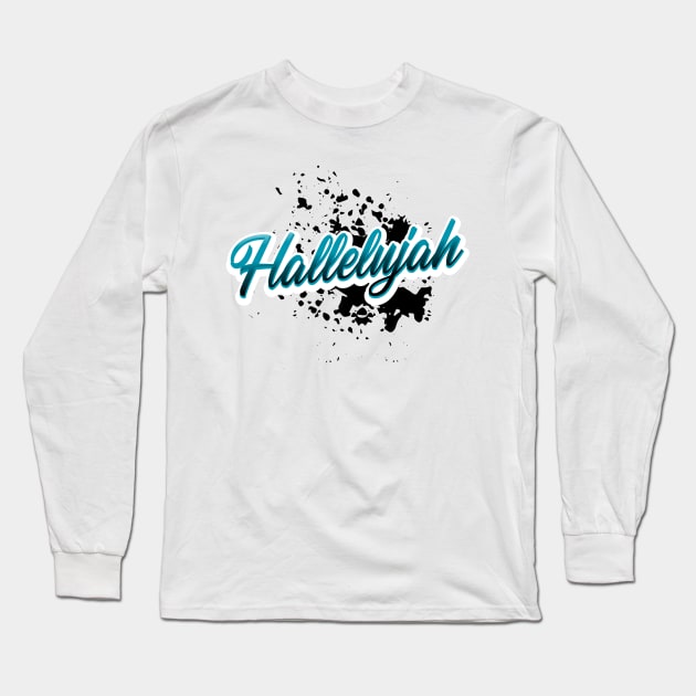 Hallelujah Long Sleeve T-Shirt by Bible All Day 